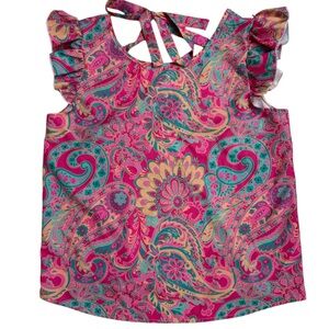 SHEIN Multicolor Paisley Blouse